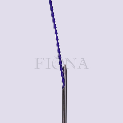 Pdo-Formteil-Zahnfaden flach gemeißeltes 18g 100mm mit w-Cannula