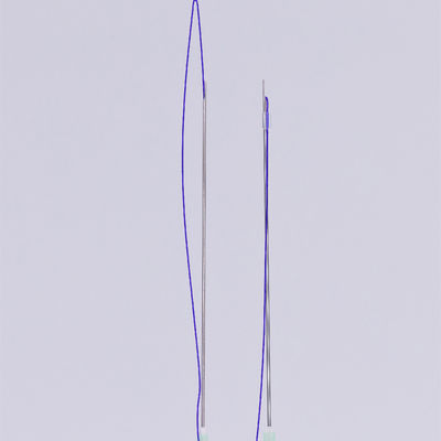 150mm PDO Stachelfaden mit stumpfem Cannula