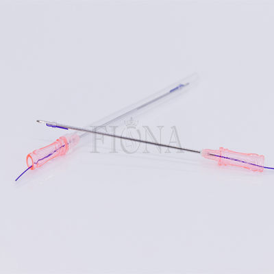 Faden 18G 100mm Zahn-PDO mit stumpfem Cannula, PDO-Haut-Durchzug