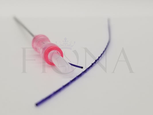 Tejidos Indicado Para bidireccional cánula PDO 18G 100mm Hilo stumpfe muy pesados y pieles gruesas.
