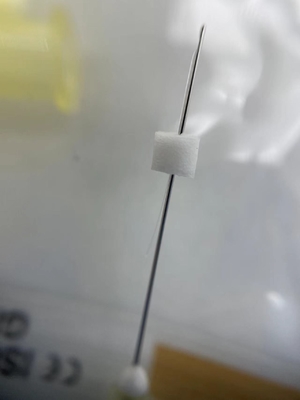 Weiße transparente PCL-Faden mit stumpfem Cannula