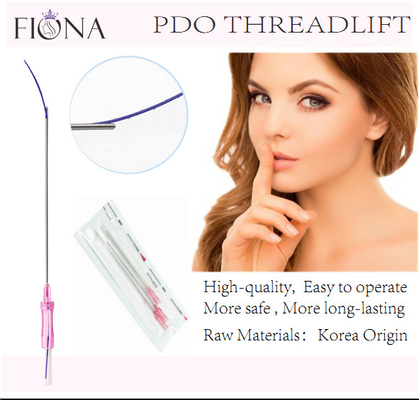 Nonsurgical PDO-Faden-Face lifting-Zahn-Faden 18G 100mm für sofortiges Face lifting