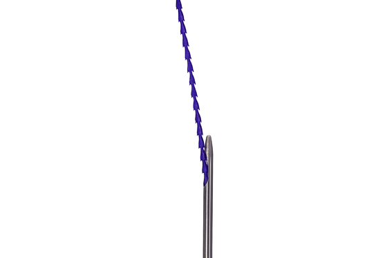 Faden v-Aufzug Polydioxanone Pdo Fishbone-Zahn verlegt 18g Cannula stumpfes 100mm